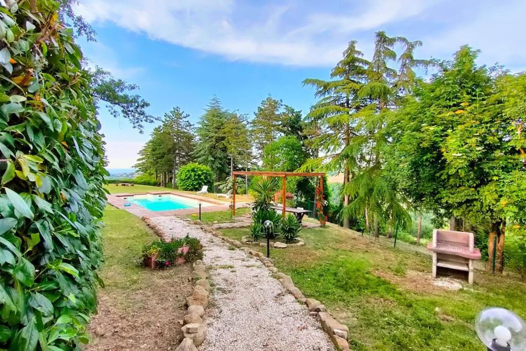 Вилла Casale San Teodoro - Mondaino Rn Экстерьер фото