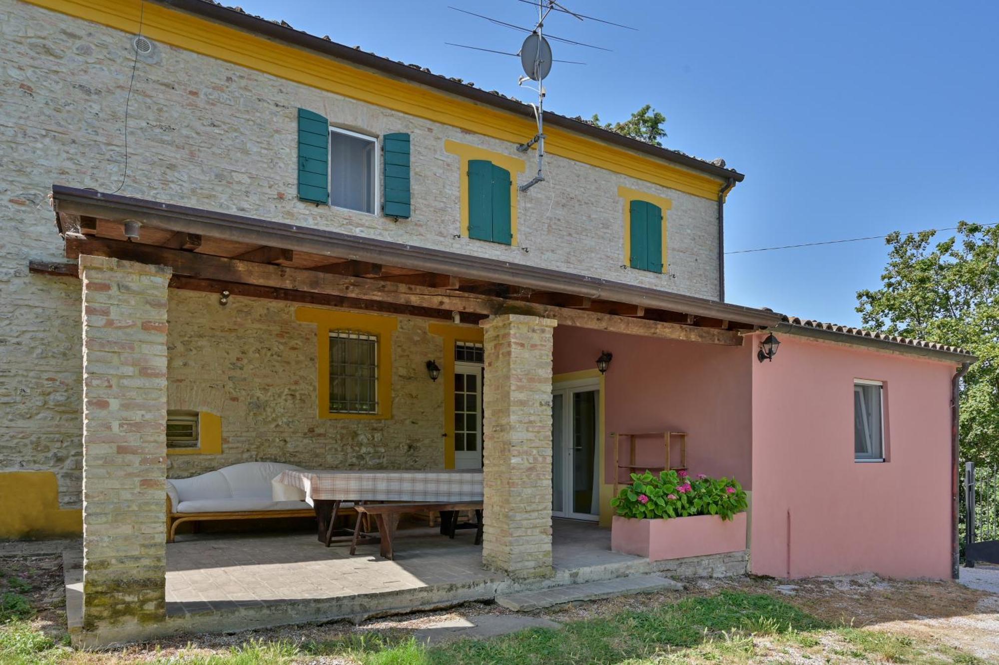 Вилла Casale San Teodoro - Mondaino Rn Экстерьер фото
