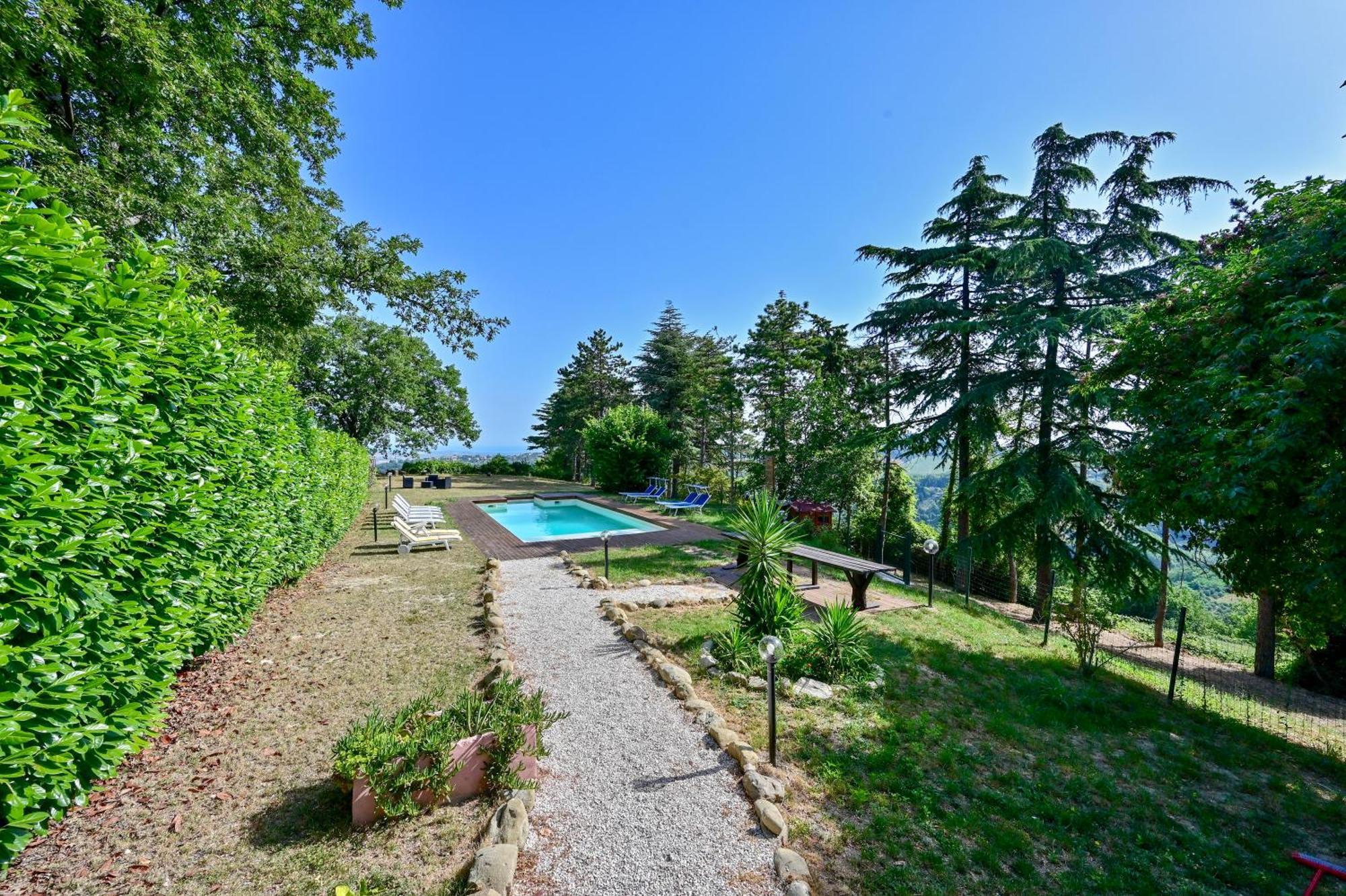 Вилла Casale San Teodoro - Mondaino Rn Экстерьер фото