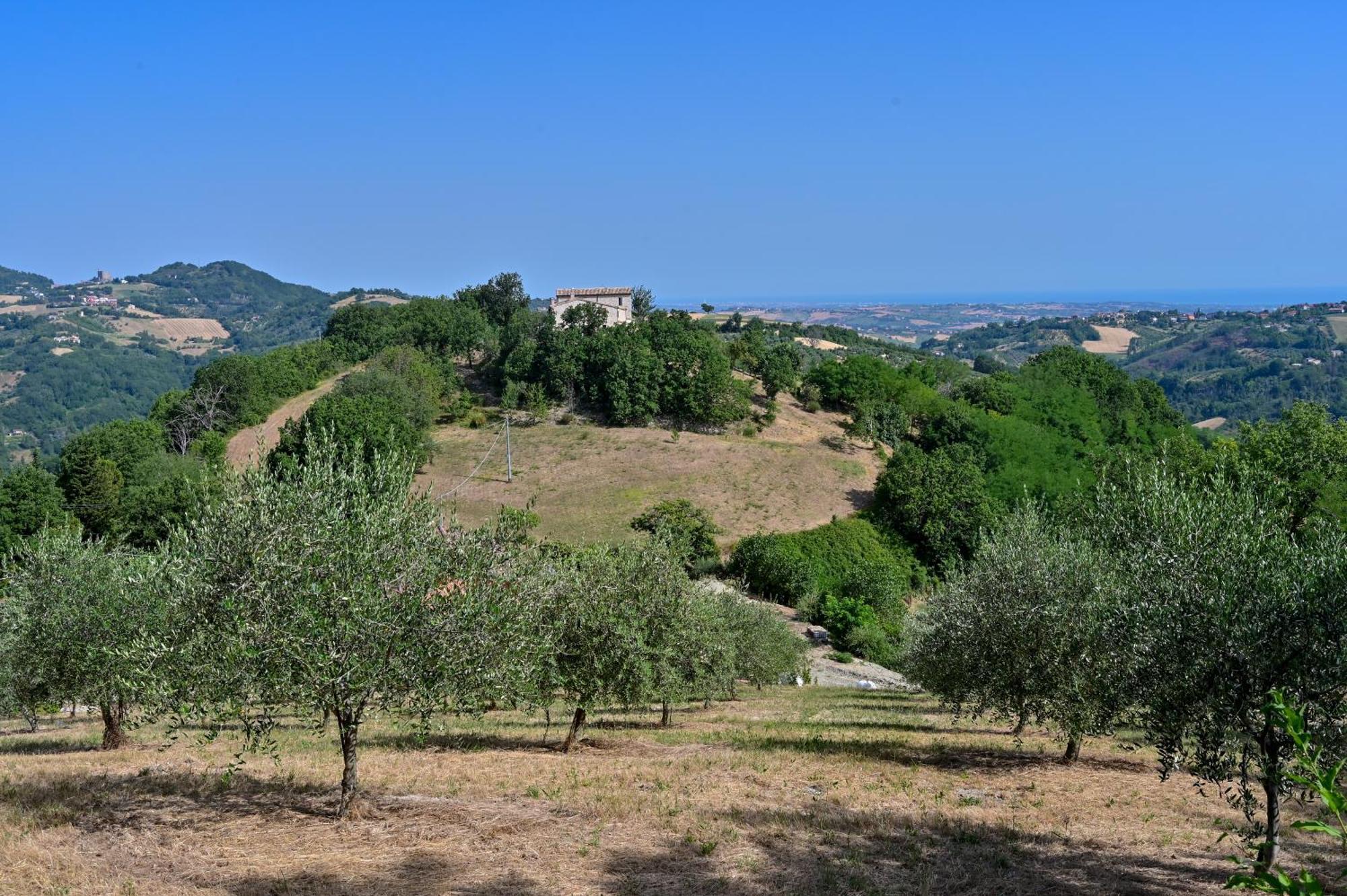 Вилла Casale San Teodoro - Mondaino Rn Экстерьер фото